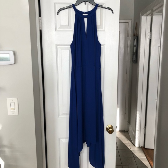BCBG MaxAzria Royal Blue Keelie Keyhole Dress - Picture 4 of 6